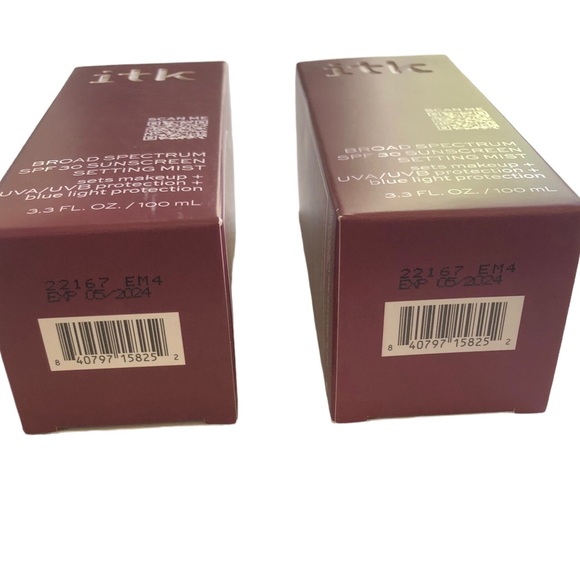 2 ITK In The Know Broad Spectrum SPF 30 Sunscreen Setting Mist Vitamin E, 3.3 oz - Picture 8 of 10